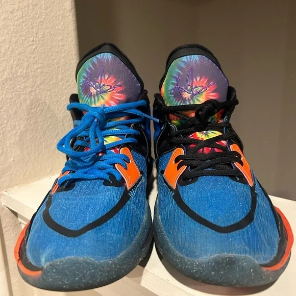 Nike Kyrie Infinity SE Mid Tie-Dye GS Youth Size 6Y - Basketball Shoe DM3894-410 - Picture 8 of 9
